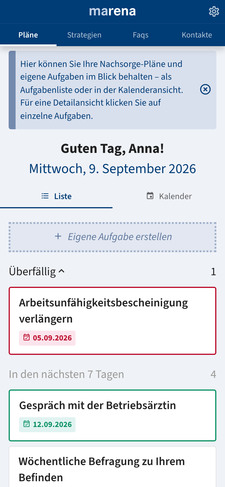 Pläne – Mobile Ansicht von „marena“
