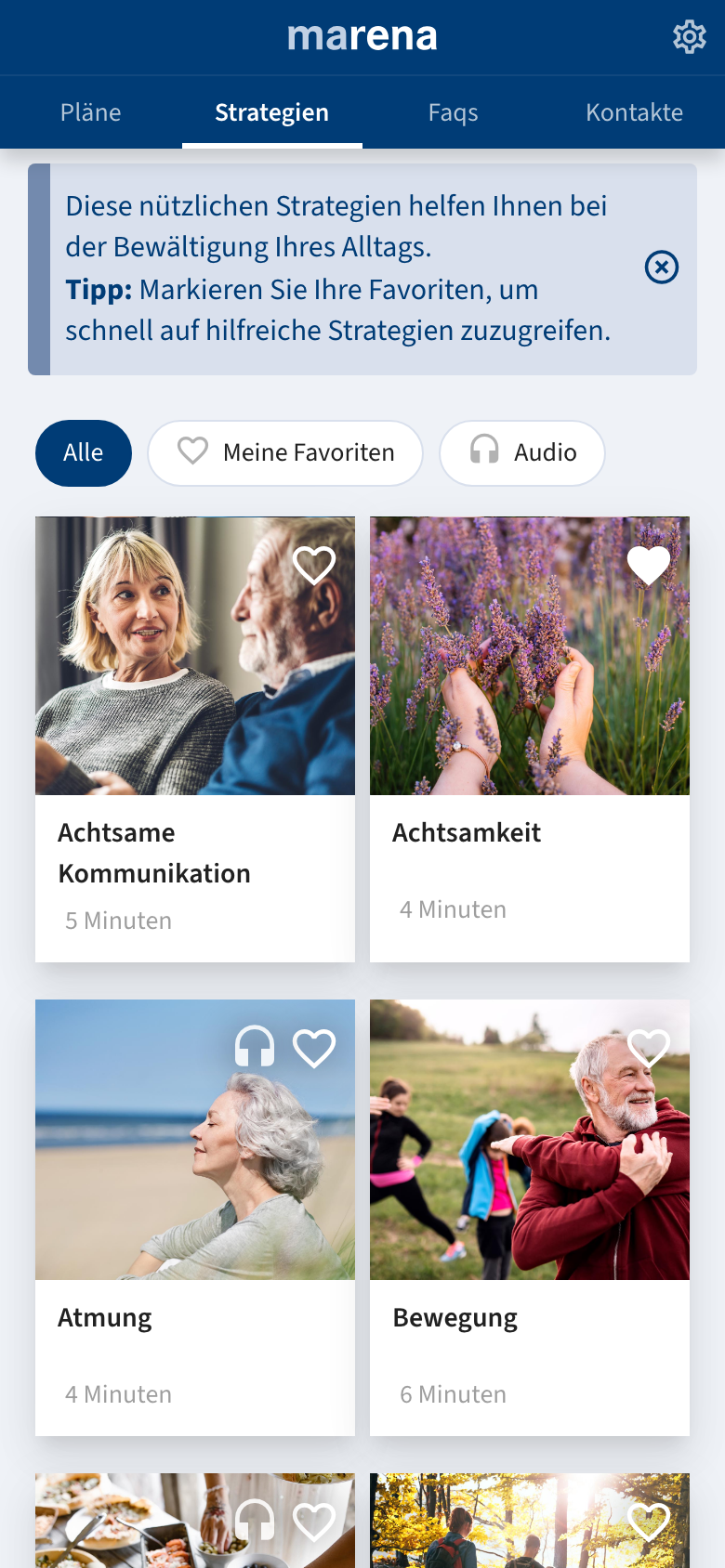 Strategien – Mobile Ansicht von „marena“